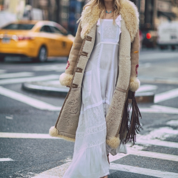 🔥HP🔥NWT SPELL FOLKTOWN BOHO MAXI DRESS M - Picture 2 of 16